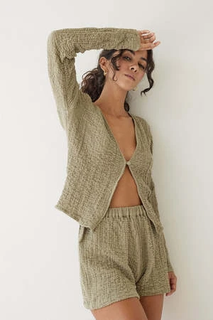 BAHHGOOSEBahhgoose Nuage Short - Sage