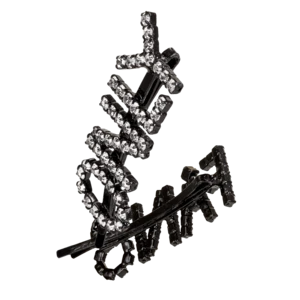 Ashley WilliamsOnly Fans Hair Clips - Black/Crystal - Image 2