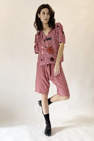 SALASAIPLANET SHORT - PAPAYA CUPRO