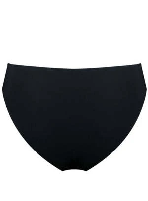 Pale Swimwear90's High Cut Bikini Bottom - Black - Image 2