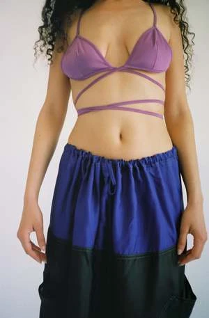 Maryam Nassir ZadehPlum Mara Bikini Top - Purple - Image 5
