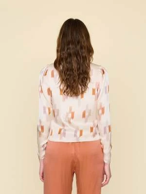 XirenaPrisca Top - Cream Ikat - Image 3