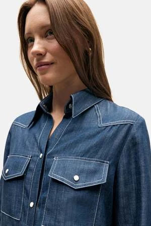 TWPRancher's Daughter Shirt - Indigo - Image 2