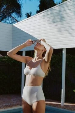 RhythmNoumea Ring Trilette Top - Natural