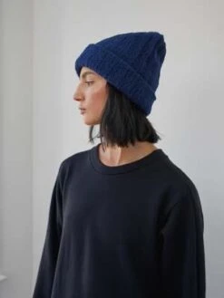 Wol HideRib Hat - Indigo