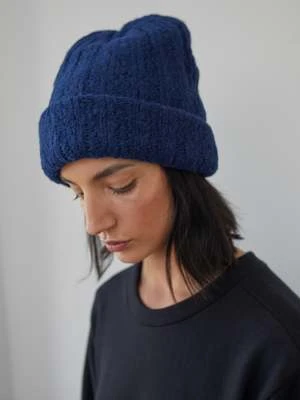 Wol HideRib Hat - Indigo - Image 3