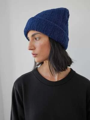 Wol HideRib Hat - Indigo - Image 2