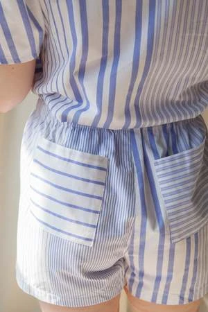 Hannah IsoldeSKIPPER Shorts - Blue Stripe - Image 3