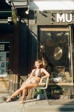 ARIELLESan Pancho String Bikini Top - Black