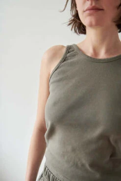 Wol HideScoop Back Tank - Fir