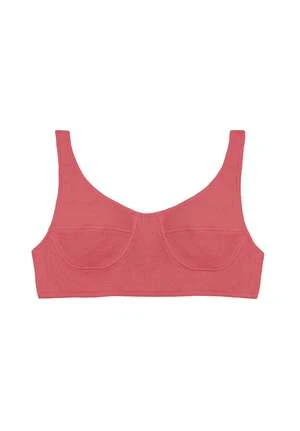 Clō StoriesCl Stories Sidonie Textured Bikini Top - Dusty Rose - Image 2