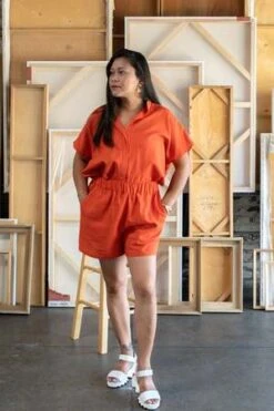 3rd Season DesignsSolid Indie Short - Persimmon