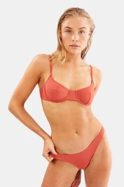 Solid And StripedEva Bottom - Riad Clay