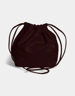 Modern WeavingSquare Gathered Bucket - Burgundy