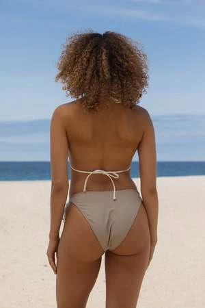 The Saltwater CollectiveTriangle Top - Crepe/Ivory - Image 2