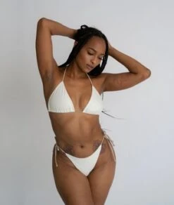 The Saltwater CollectiveTriangle Top - Ivory/Crepe