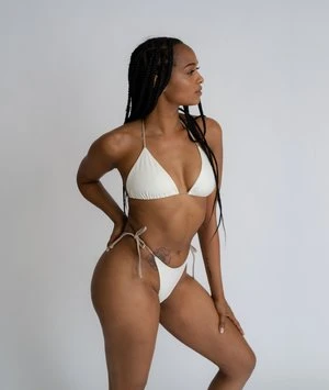 The Saltwater CollectiveTriangle Top - Ivory/Crepe - Image 4