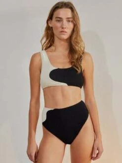 UNDERPROTECTIONYRSA Bikini Bra - Black/White