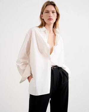 Nili LotanYorke Poplin Shirt - White - Image 2