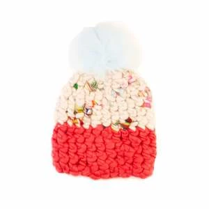 Mischa Lampertcarnival Candy Baby Blue Xl Pom Beanie - Pink - Image 4