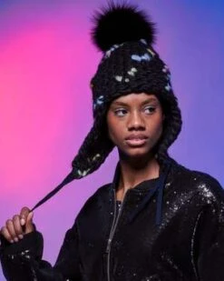 Mischa Lampertcopenhagen Fro Tri Black Xl Pom - Multi