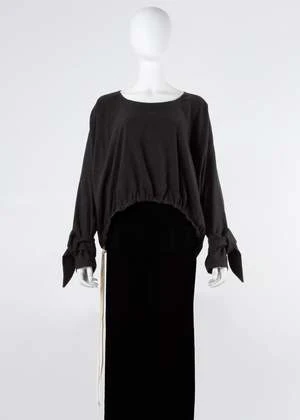 Complexgeometriescuff Top - Dark Slate