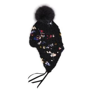 Mischa LampertXL Pom Twombly Fro Tri One Pom Beanies - Graphite/dark - Image 4