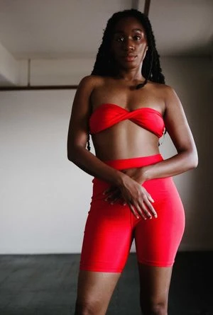HauslabelTWISTED BIKINI TOP - REDCOAT