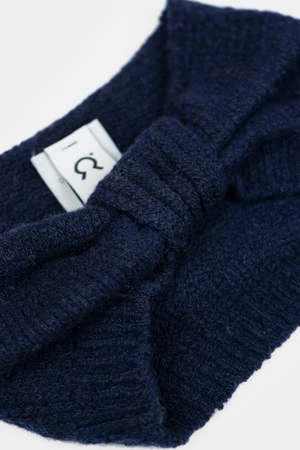 Riforecycled Cashmere Hat Band - Navy - Image 2