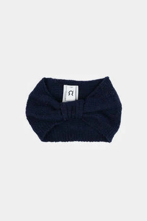 Riforecycled Cashmere Hat Band - Navy - Image 3