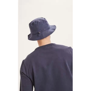 Knowledge Cotton Apparelsafari Bucket Rib Stop Hat - Navy - Image 2