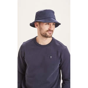 Knowledge Cotton Apparelsafari Bucket Rib Stop Hat - Navy - Image 3